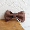 SeatyPet™ Brown Bow Tie Collar