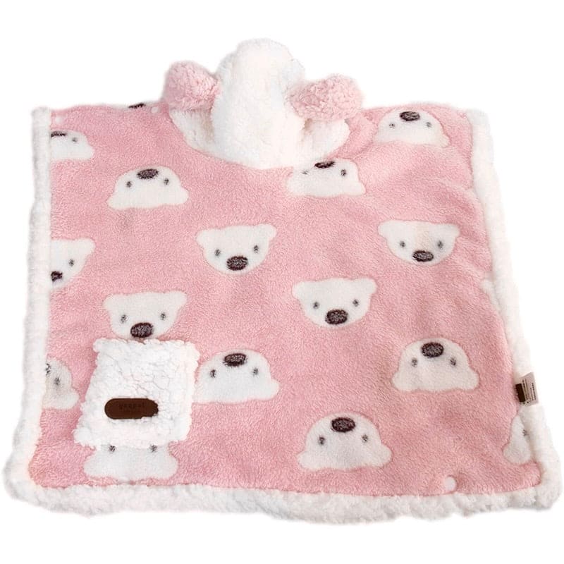 Copertina stile Poncho | 🐶🐻 Modello Orsetto Teddy