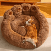 Paw-shaped cuddle kennel | SeatyPet™