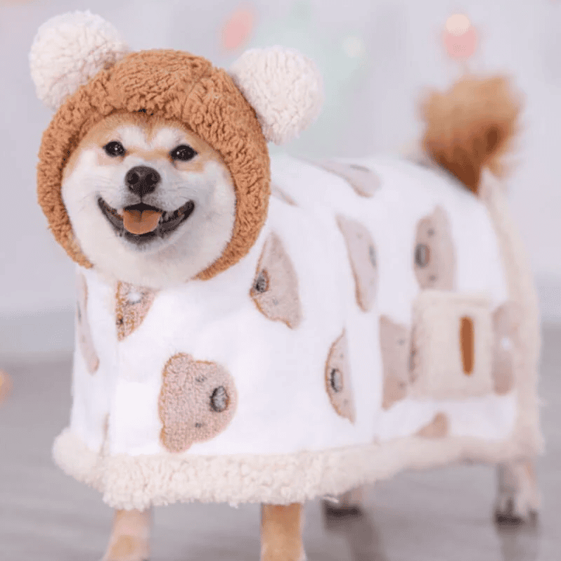 Poncho style blanket | 🐶🐻 Teddy Bear Model