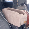 Seaty Pet™ Pet Safety Bed for Car Center Console | Velvet 