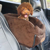 Seaty Pet™ Pet Safety Bed for Car Center Console | Velvet 